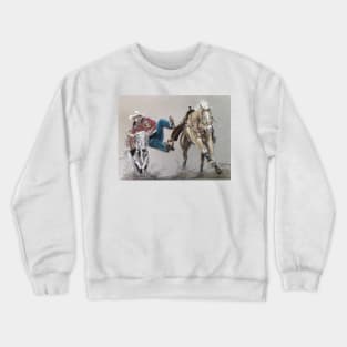 Steer Wrestling Crewneck Sweatshirt